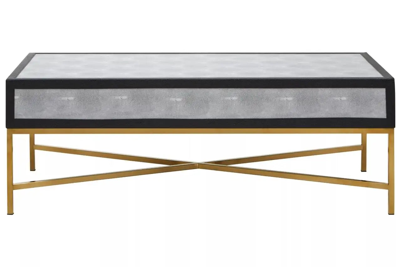 Cadiz Grey Shagreen Coffee Table