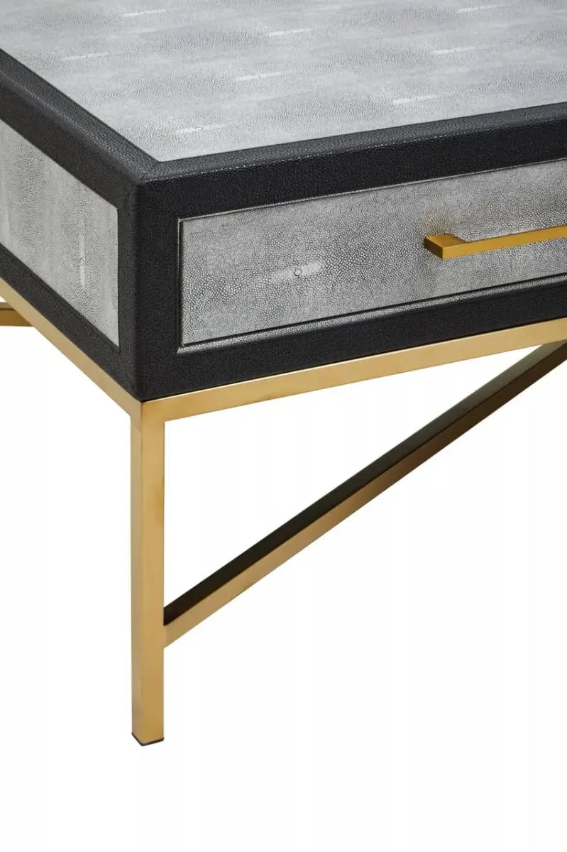 Cadiz Grey Shagreen Coffee Table