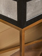 Cadiz Grey Shagreen Console Table