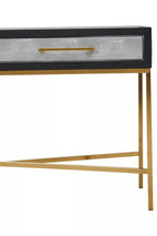 Cadiz Grey Shagreen Console Table