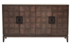 Dimaro 4 Door Antique Grey Sideboard.