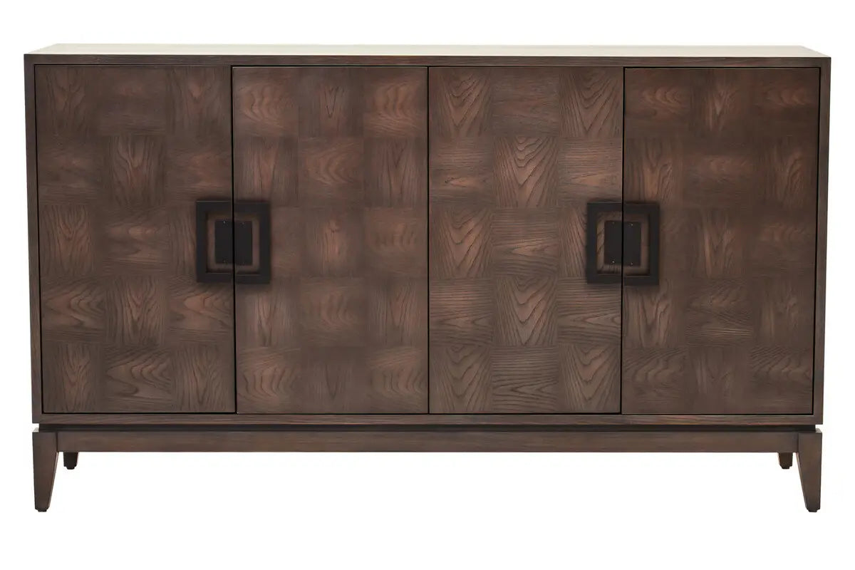 Dimaro 4 Door Antique Grey Sideboard.