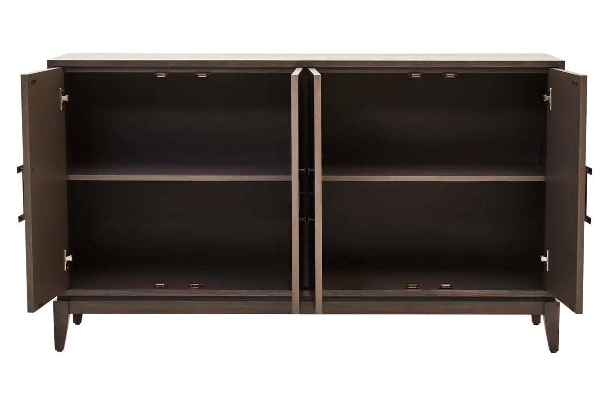 Dimaro 4 Door Antique Grey Sideboard.