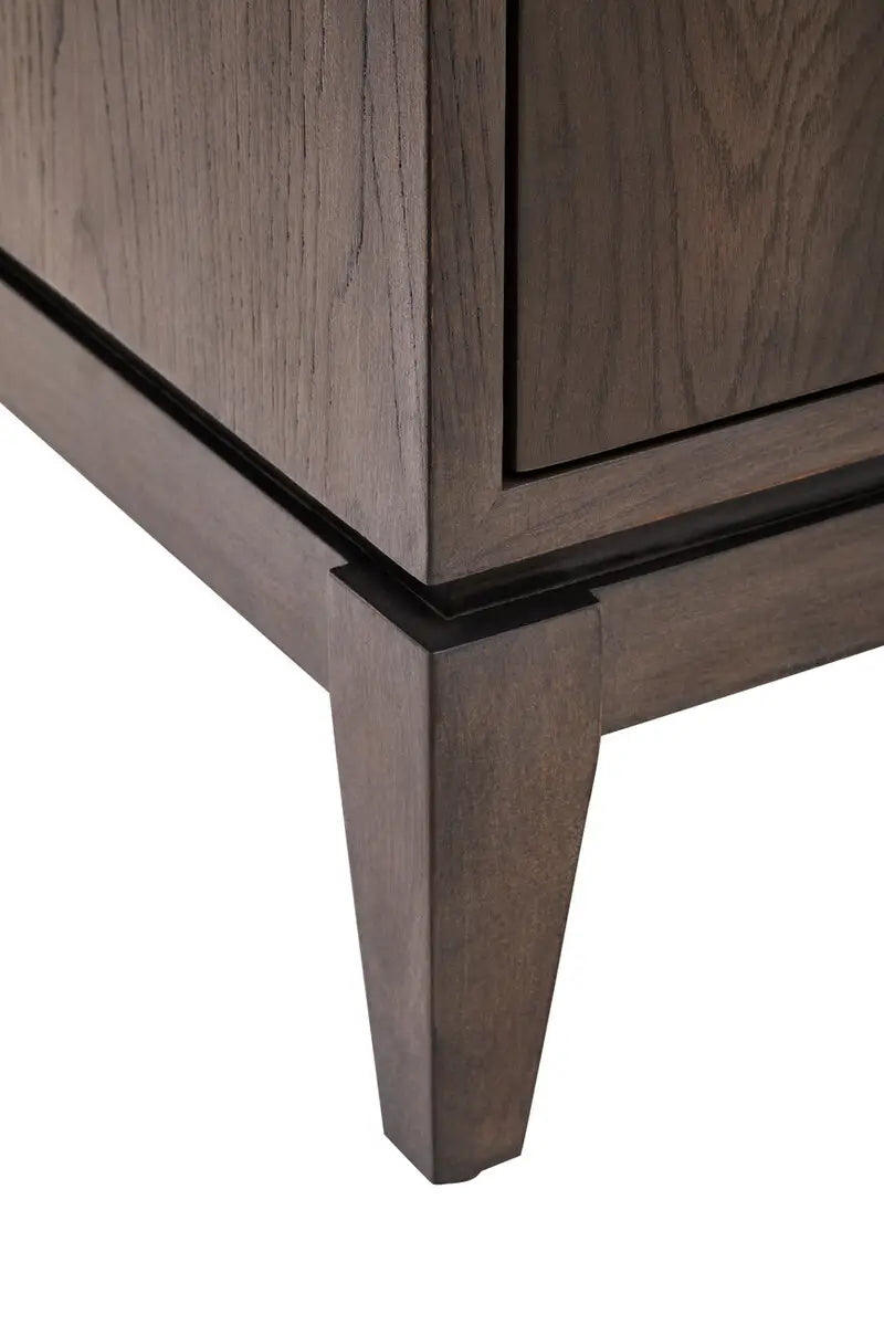 Dimaro 4 Door Antique Grey Sideboard.