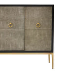 Deruta Grey Shagreen Sideboard