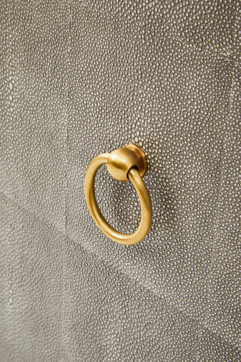 Deruta Grey Shagreen Sideboard