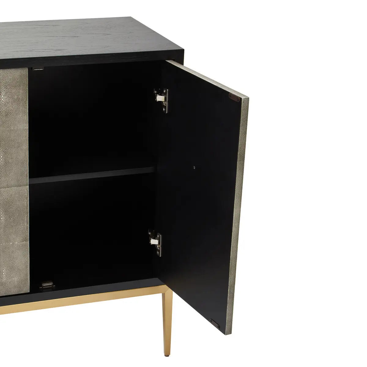 Deruta Grey Shagreen Sideboard