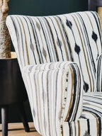 Cefena Armchair With Flared Arms