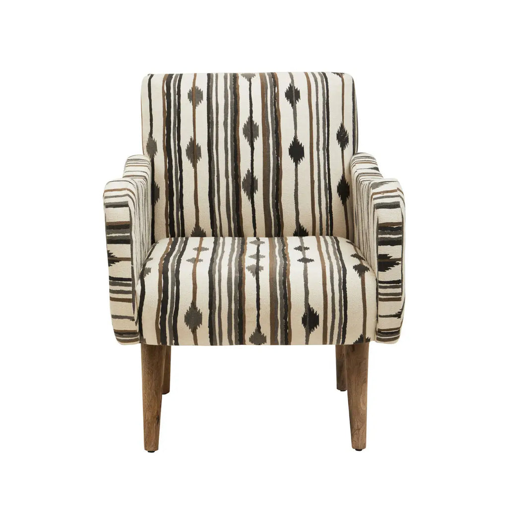 Cefena Armchair With Straight Arms