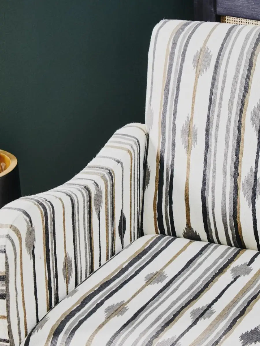 Cefena Armchair With Straight Arms