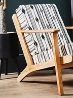 Cefena Armchair With Angular Arms