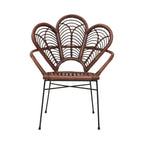 Manado Brown Natural Rattan Chair.