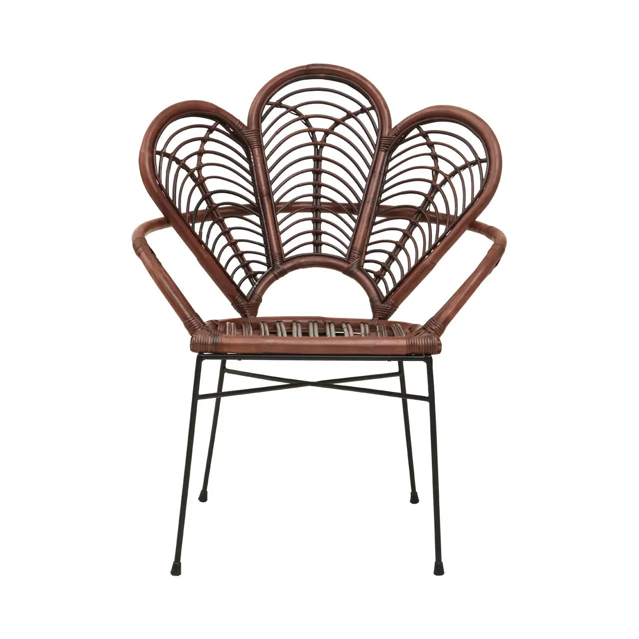 Manado Brown Natural Rattan Chair.