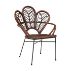 Manado Brown Natural Rattan Chair.