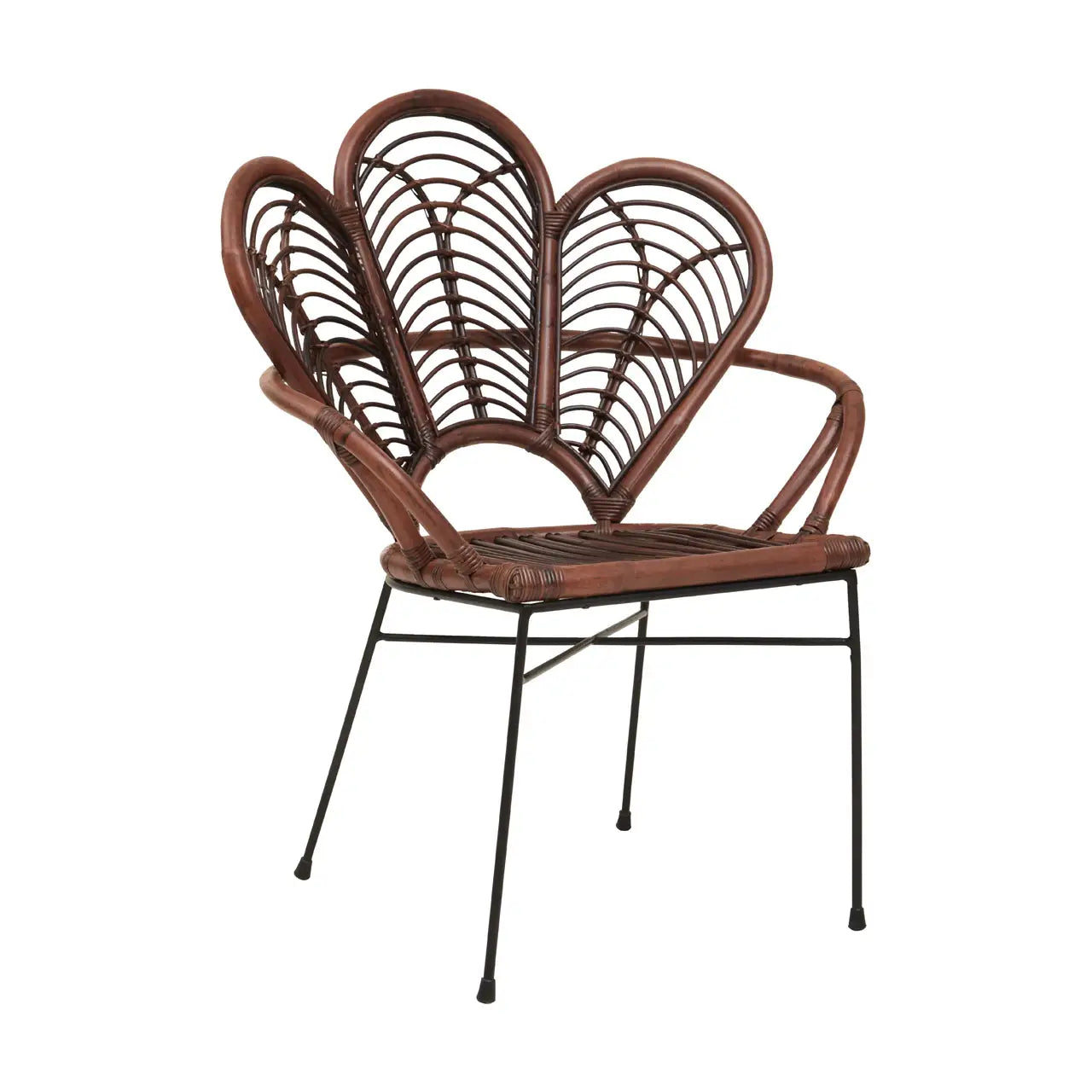 Manado Brown Natural Rattan Chair.