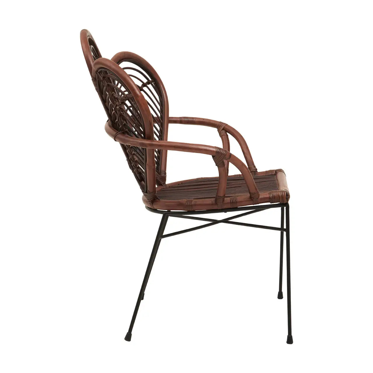 Manado Brown Natural Rattan Chair.