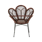 Manado Brown Natural Rattan Chair.
