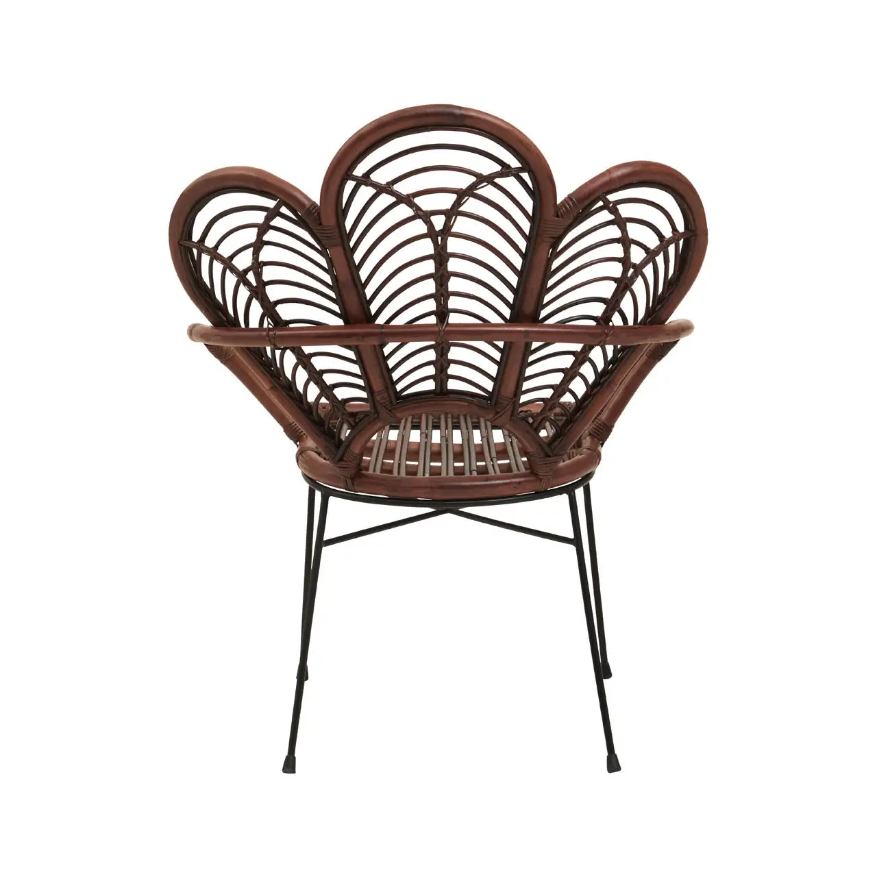 Manado Brown Natural Rattan Chair.