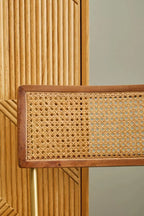 Buffalo Black Leather Bar Chair