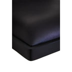 Buffalo Black Leather Armchair With Wood Frame