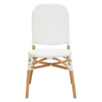 Manado Natural and White Rattan Dining Chair