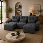 Dallas Electric Sofabed Grey 3 Seater