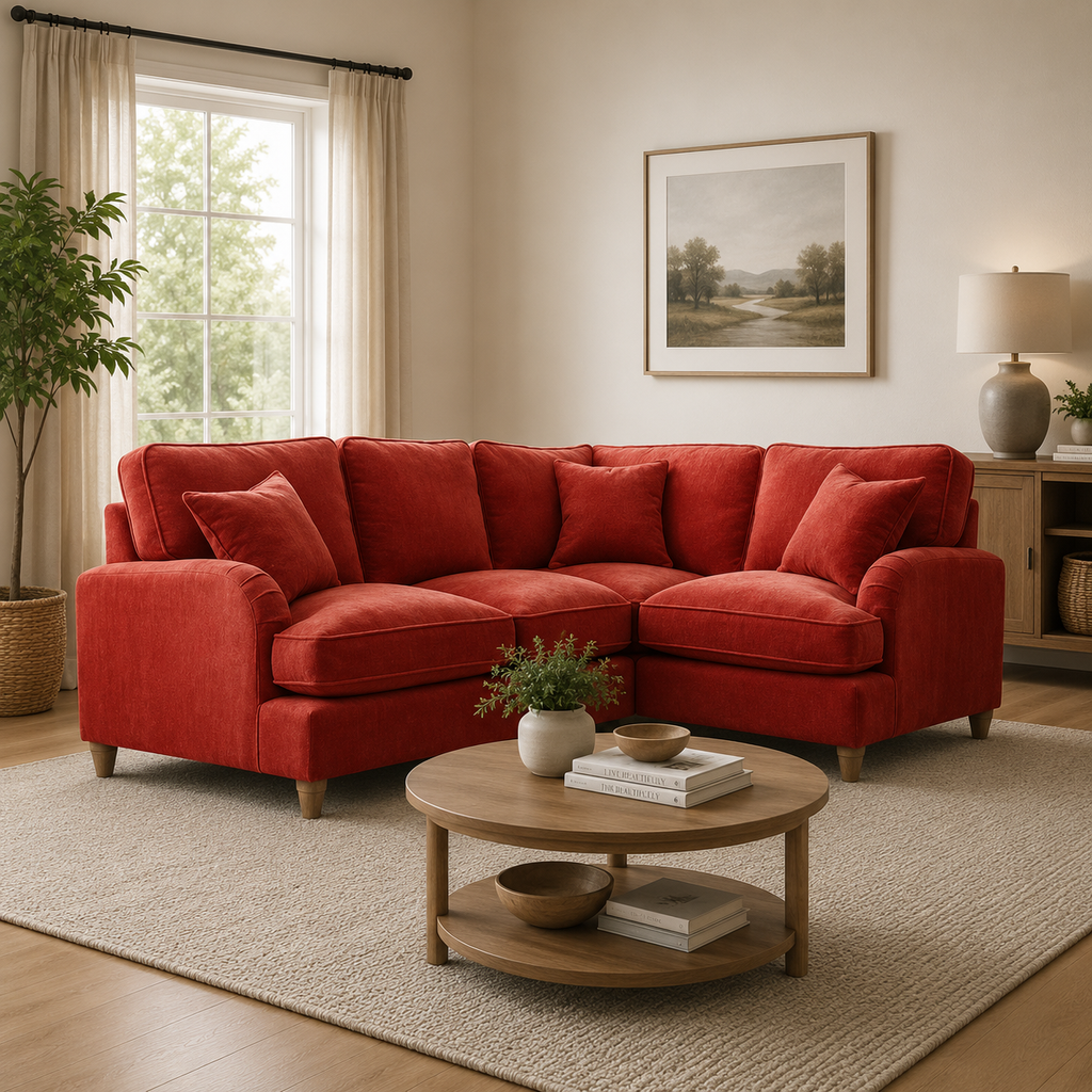 2 Corner 1 Manhattan Apricot The Great Sofa Company | Piper | Vienna | Arthur | Emeline | Swift | Morris