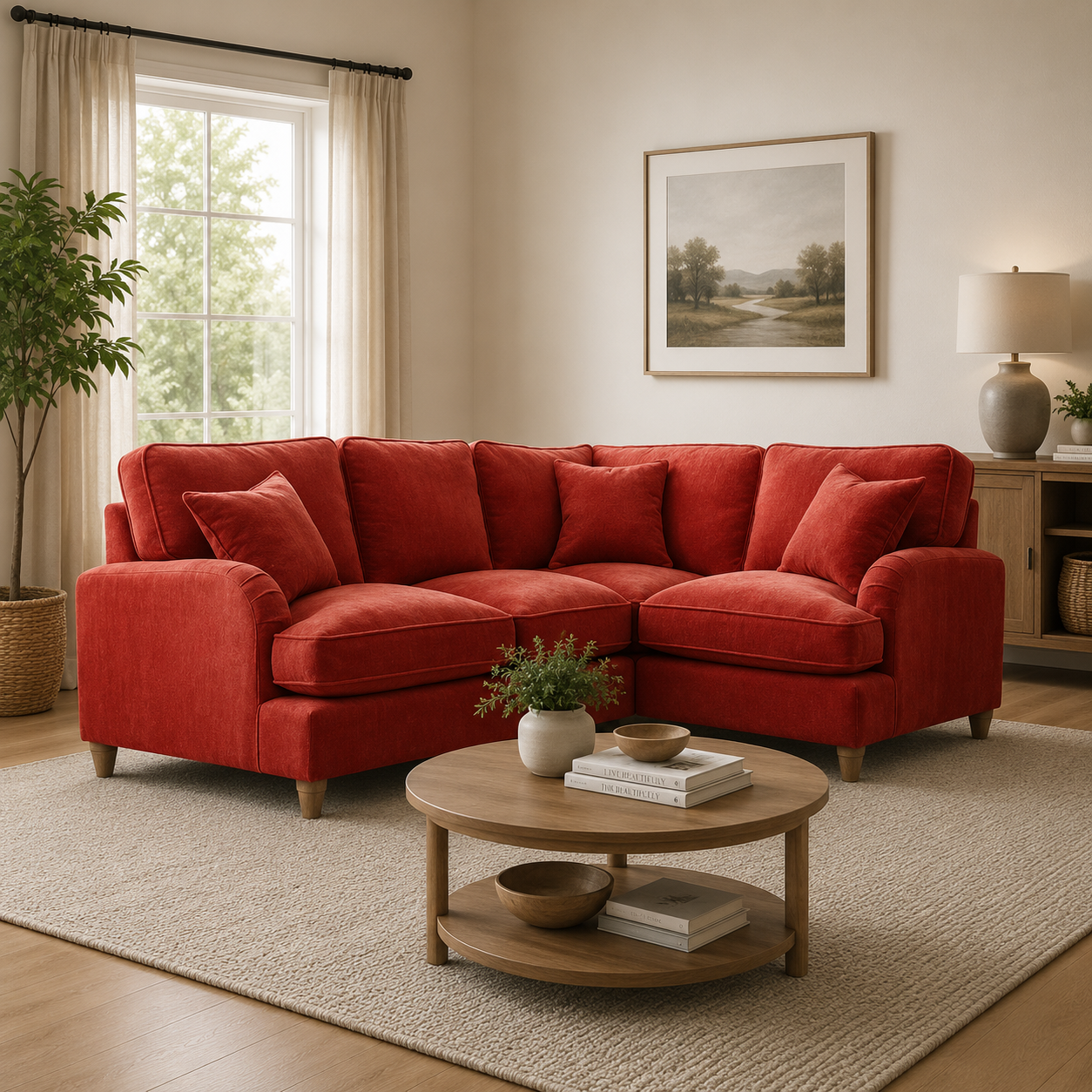2 Corner 1 Manhattan Apricot The Great Sofa Company | Piper | Vienna | Arthur | Emeline | Swift | Morris