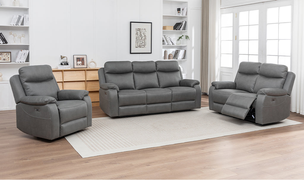 Corvan 2 Seater Sofa Charcoal