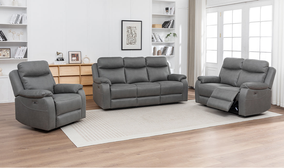 Corvan 2 Seater Sofa Charcoal