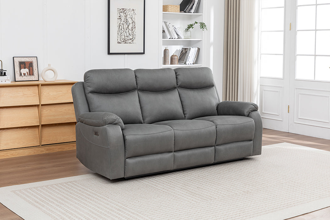 Corvan 3 Seater Sofa Charcoal