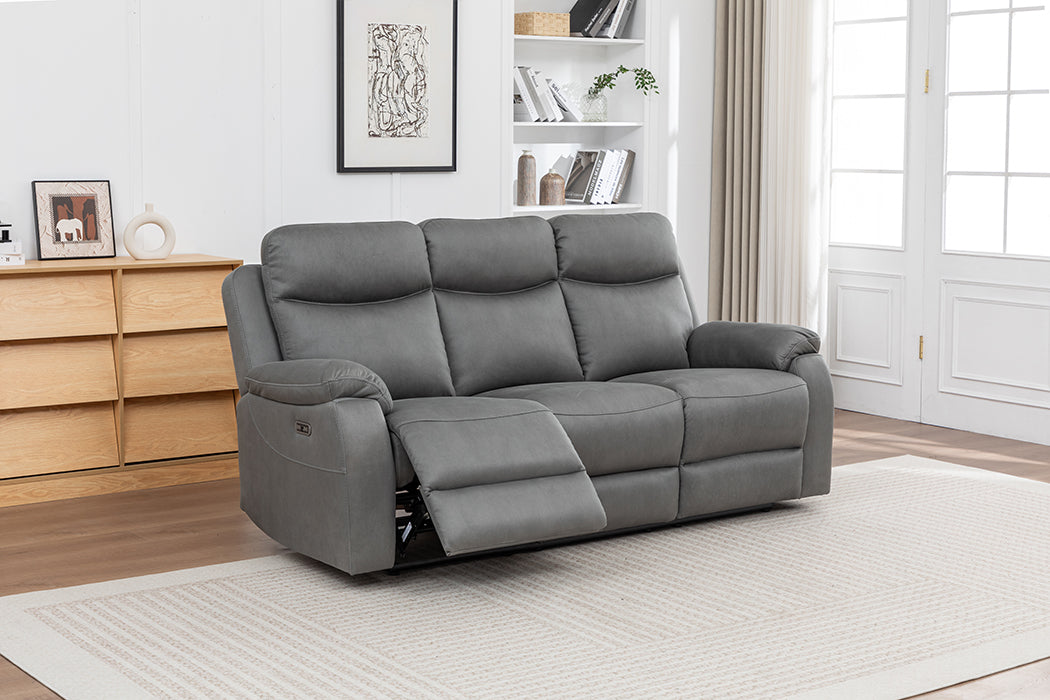 Corvan 3 Seater Sofa Charcoal