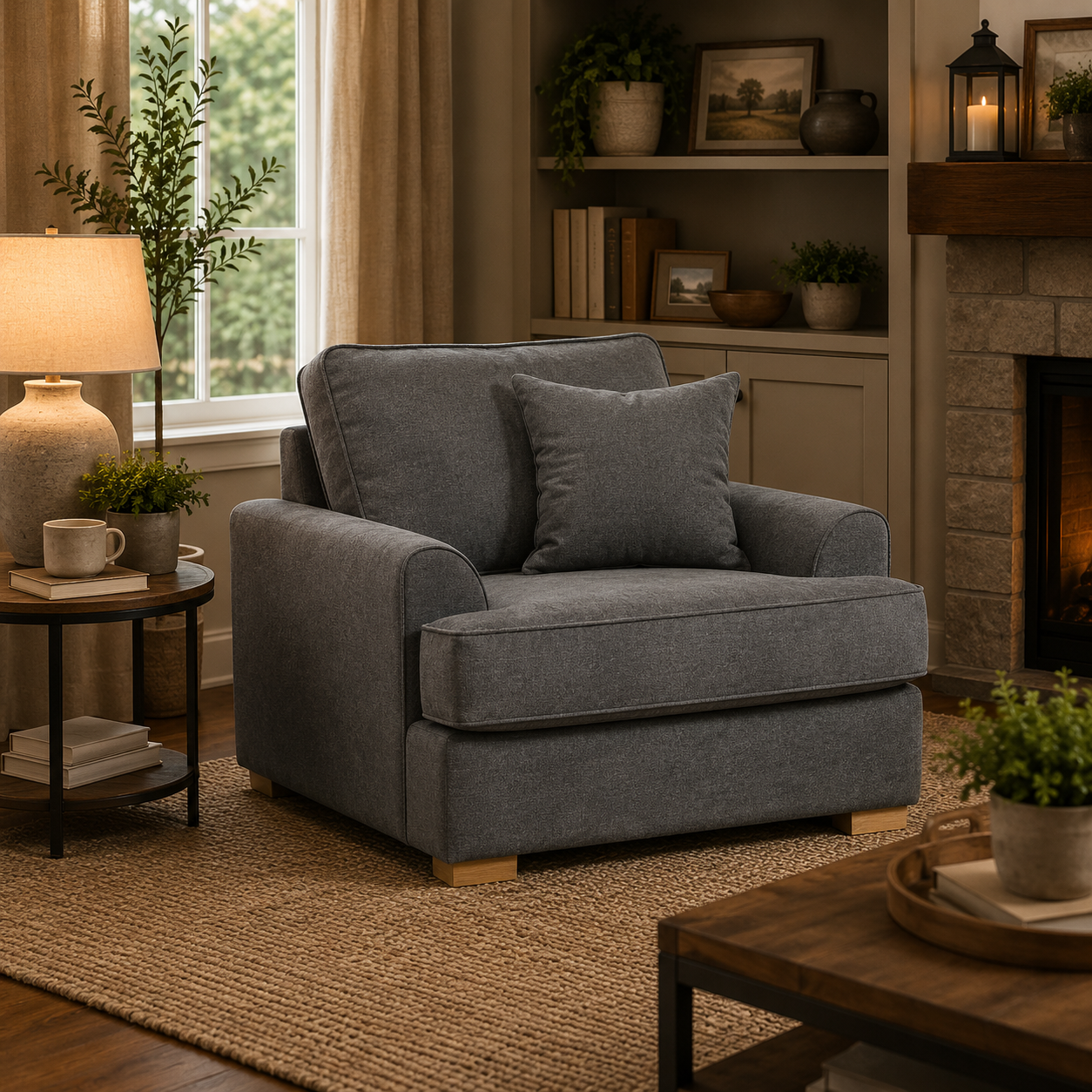 Armchair Davis City 95 Alba | Birchley | The Great Sofa Company | Stamford | Heron | Harrogate | Ophelia