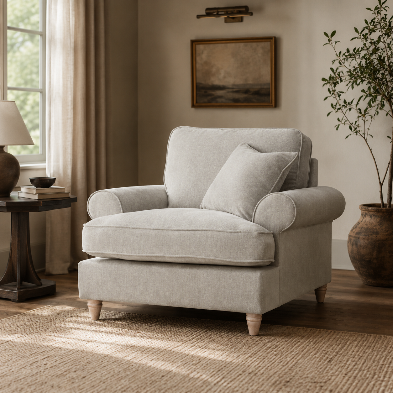 Armchair Manhattan Putty The Great Sofa Company | Victoria | Bromfield | Lola | Alfie | Mari | Longfellow | Duresta Style