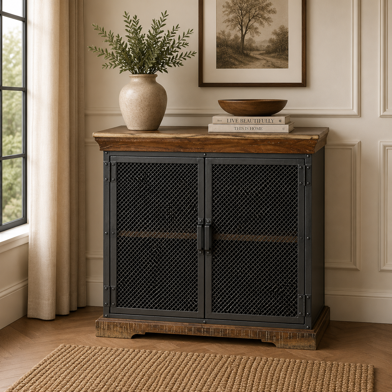 Metropolis Industrial Sideboard