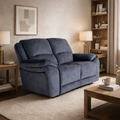 Bellagio Grey Lay-Z-Boy Style Fabric Power Recliner 2 Seater Sofa | Banks | Tampa | Santori | DFS
