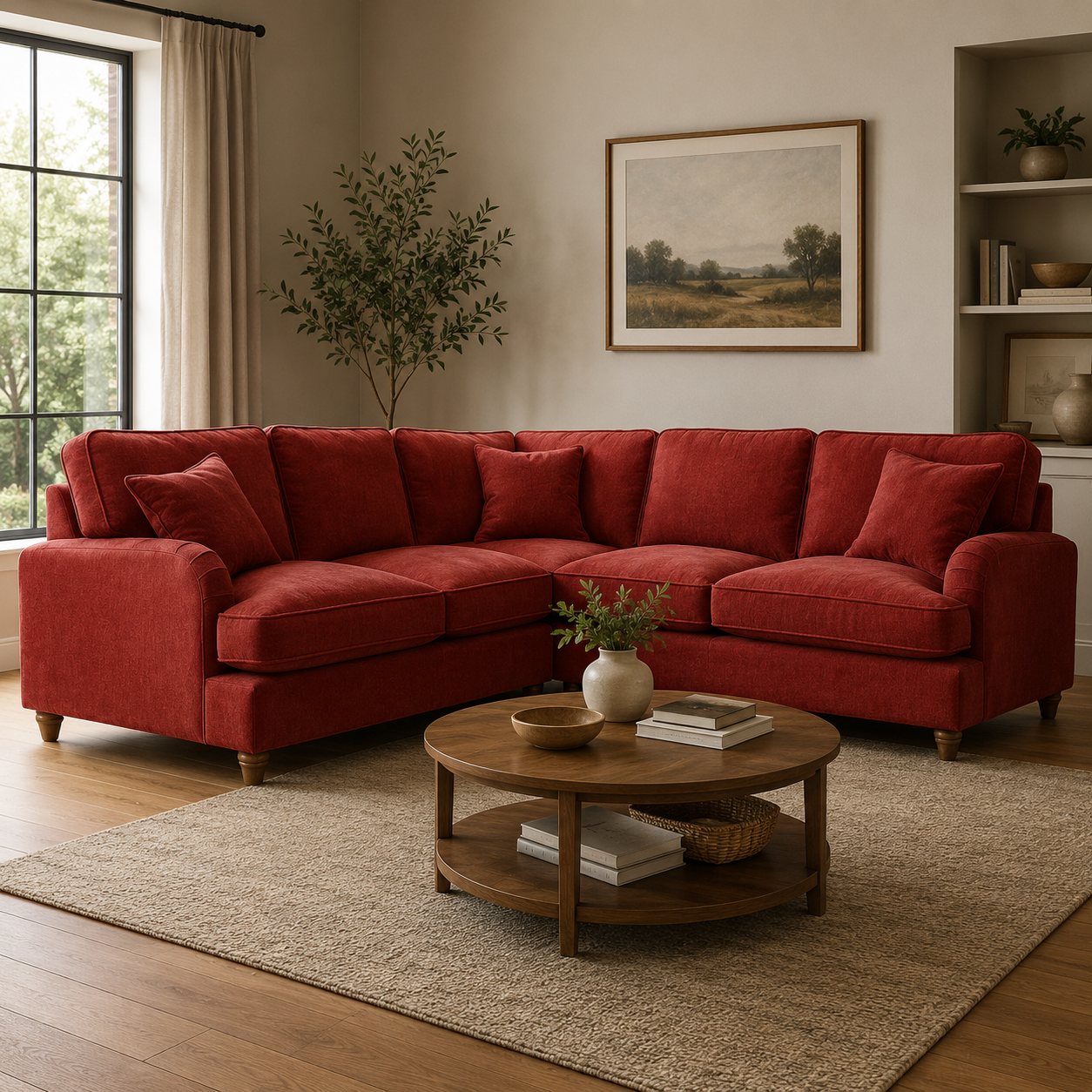 2 Corner 2 Manhattan Apricot The Great Sofa Company | Piper | Vienna | Arthur | Emeline | Swift | Morris