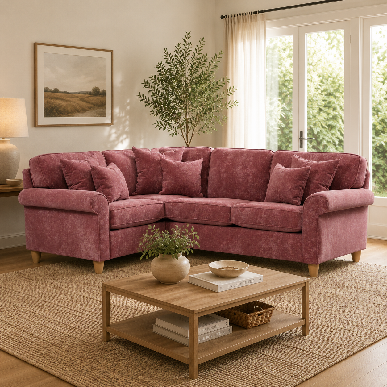 1 Corner 2 Sofa Sic - Glory 8 Deep Terra The Great Sofa Company | Sinatra | Dorchester | Abingdon | Ashbury