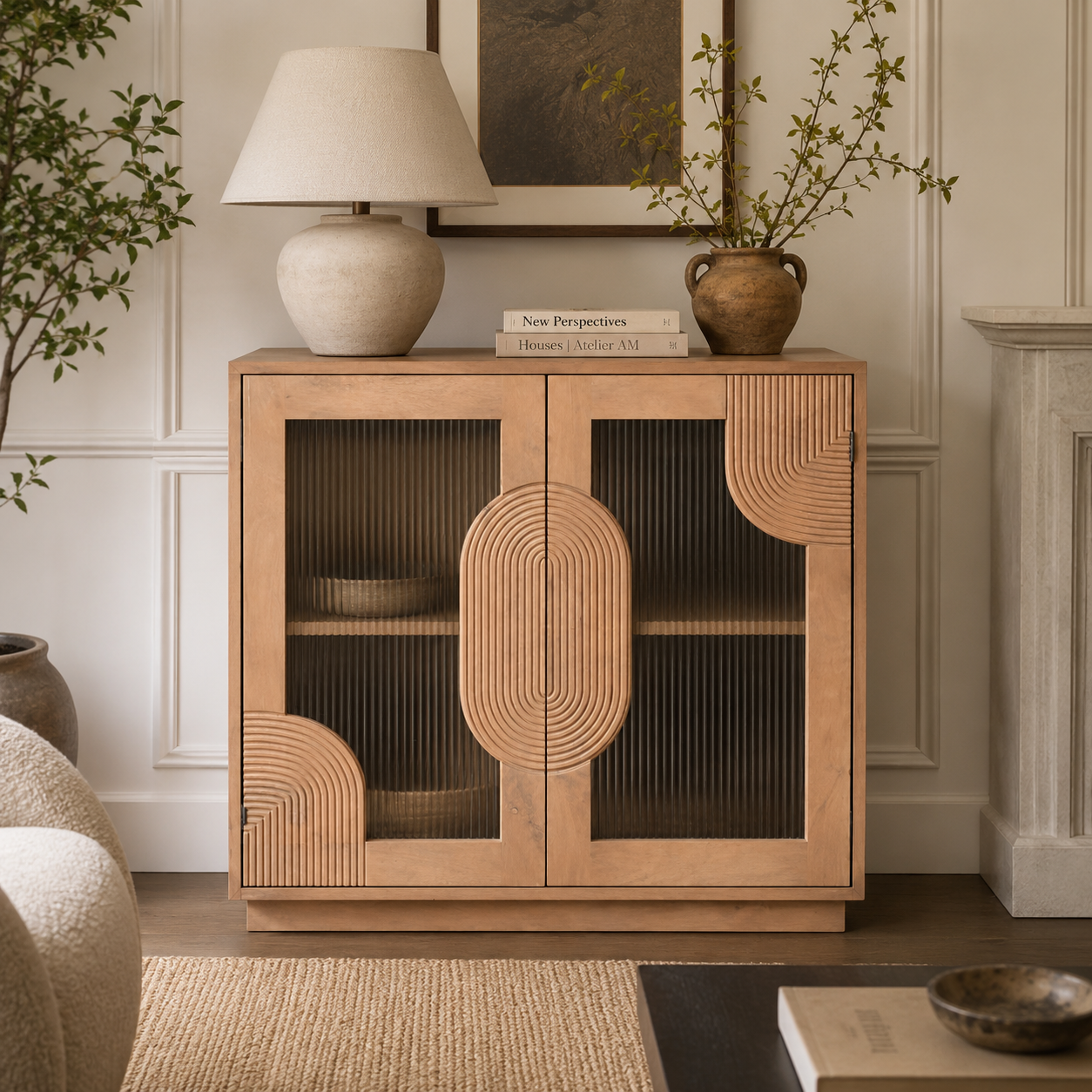 Indus Solid Wooden Small Sideboard