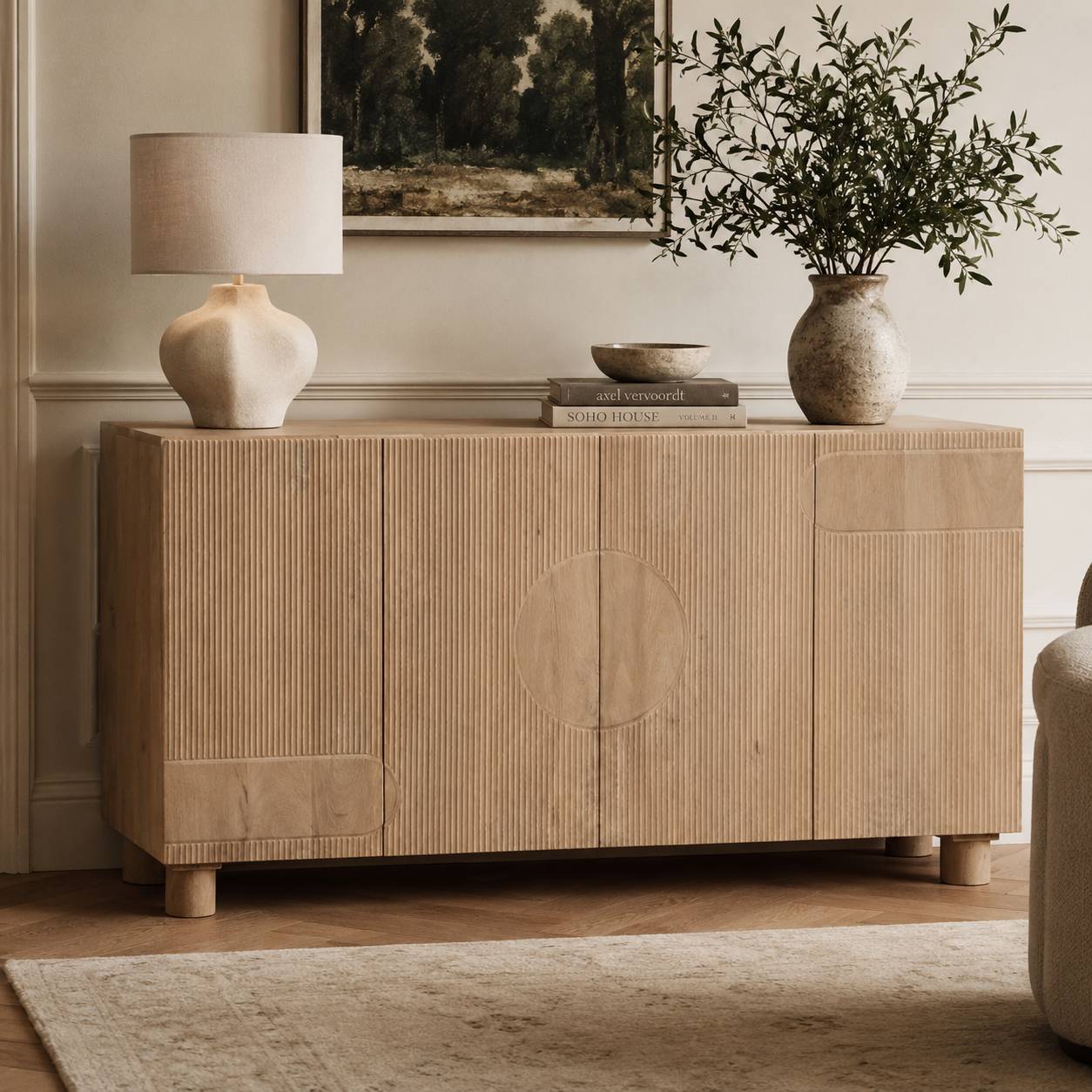 Austin Solid Wooden Extra Large Sideboard