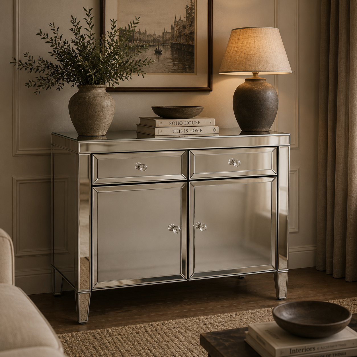 Valencia 2 Drawer 2 Door Sideboard