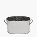 Silver Metal 2 Bottle Wine Holder