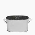 Silver Metal 2 Bottle Wine Holder