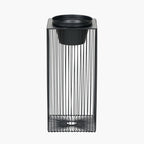 Black Metal Strut Planter Large