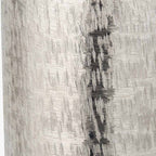 Silver Metal Hammered Vase Tall