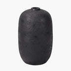 Black Fibrestone Decorative Vase Tall