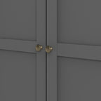 Paris Wardrobe with 3 Doors in Matt Grey