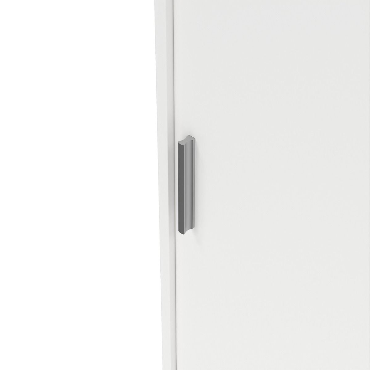 Naia Wardrobe with 2 Sliding Doors + 1 Door + 3 Drawers in White