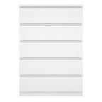 Naia Chest of 5 Drawers in White
