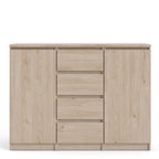 Naia Sideboard  4 Drawers 2 Doors in Jackson Hickory Oak